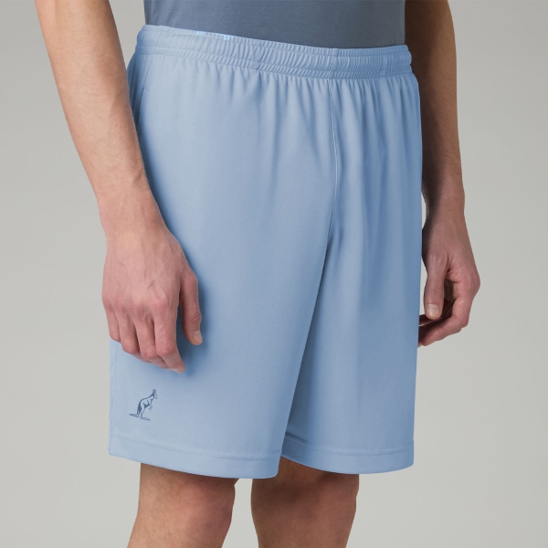 Pantalones Cortos Tenis Hombre Australian Ace Logo Classic 8in Shorts Azzurro Pastello TEUSH0005440