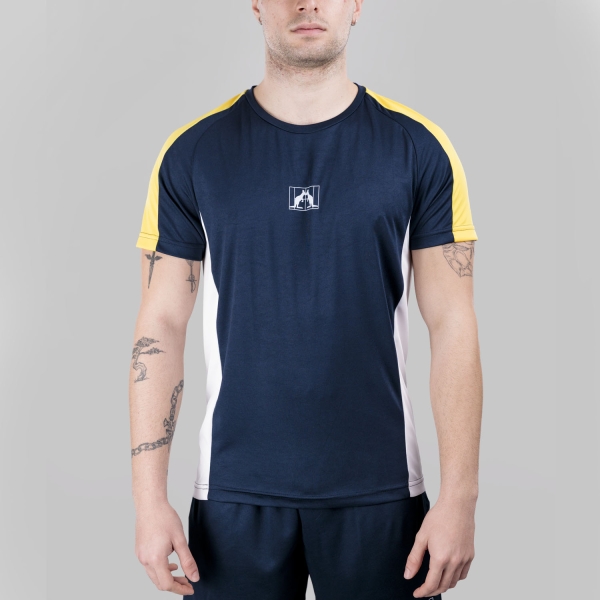 Camisetas de Tenis Hombre Australian Rebels Camiseta  Eclipse Blue/Giallo PAUTS0023194A