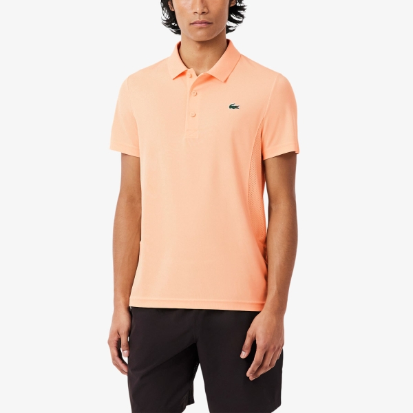 Maglietta Tennis Uomo Lacoste X Novak Djokovic Pro Polo  Rose Peche DH9949BIG