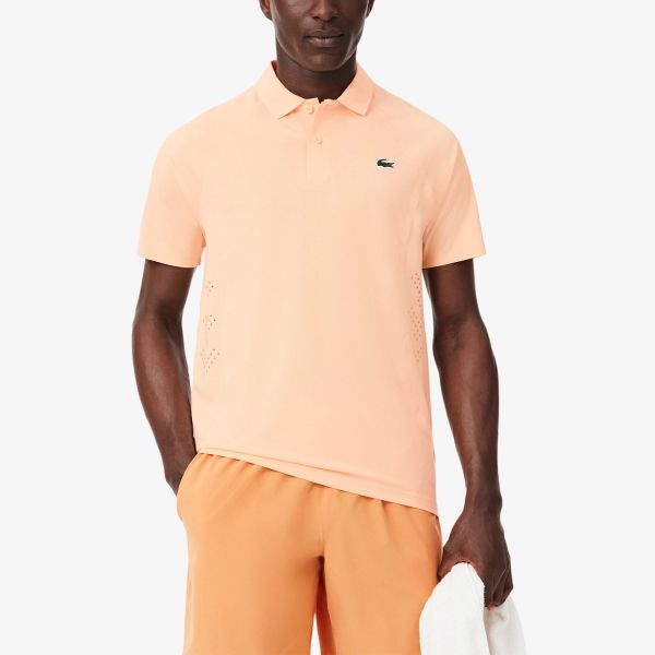 Polo Tennis Uomo Lacoste X Novak Djokovic Tech Polo  Rose Peche DH9986BIG