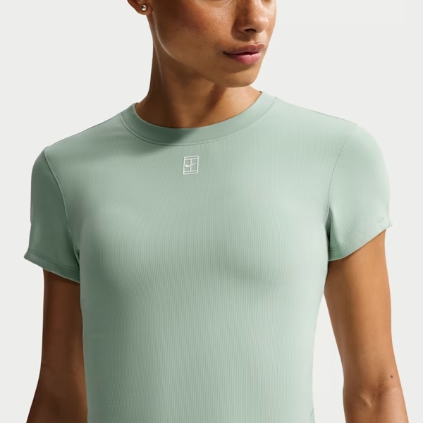 Nike Court Dri-FIT Advantage Pro T-Shirt - Steam/White