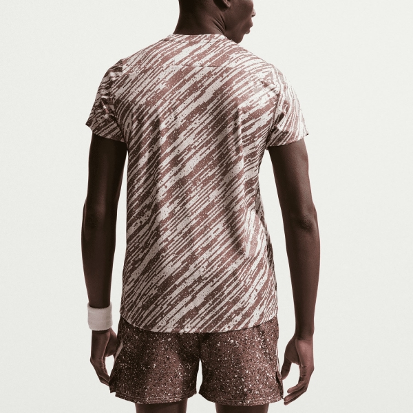 Nike Court Victory Printed Camiseta - Platinum Violet/White