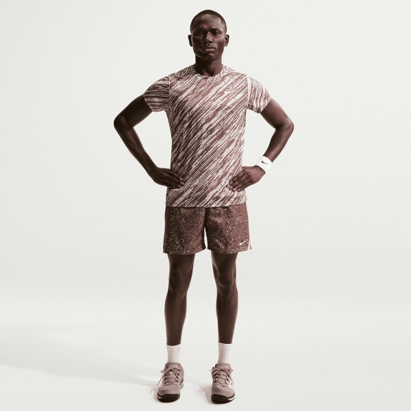 Nike Court Victory Printed Camiseta - Platinum Violet/White