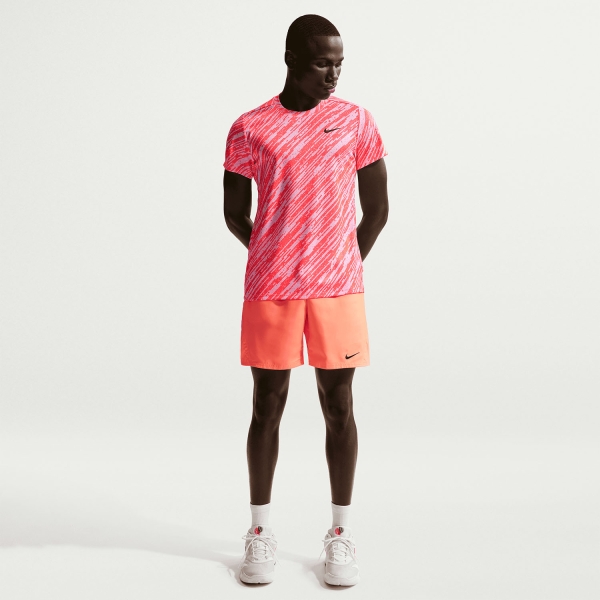 Nike Court Victory Printed T-Shirt - Pink Foam/Black