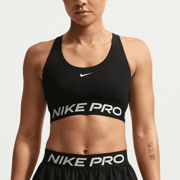 Woman Bra and Underwear Nike Pro 365 Sports Bra  Black/White IQ1035010