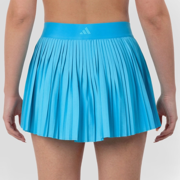 adidas Club Pleated Logo Gonna - Signal Cyan