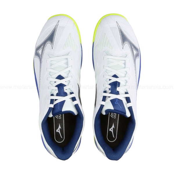 Mizuno Wave Exceed Court AC - White/Dazzling Blue/Lightning Yellow
