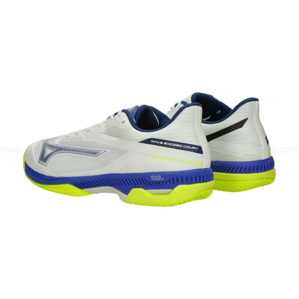 Mizuno Wave Exceed Court AC - White/Dazzling Blue/Lightning Yellow