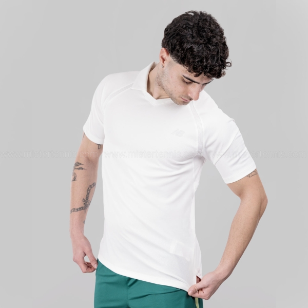 New Balance Tournament Dry Polo - White