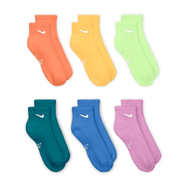 Nike Everyday x 6 Calze Bambini - Orange/Yellow/Multi Color