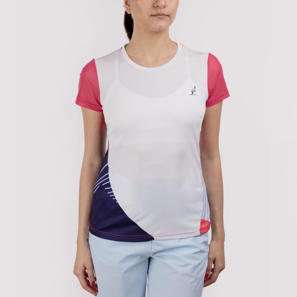 Camisetas y Polos de Tenis Mujer Australian Absynth Ace Camiseta  Bianco TEDTS0046002