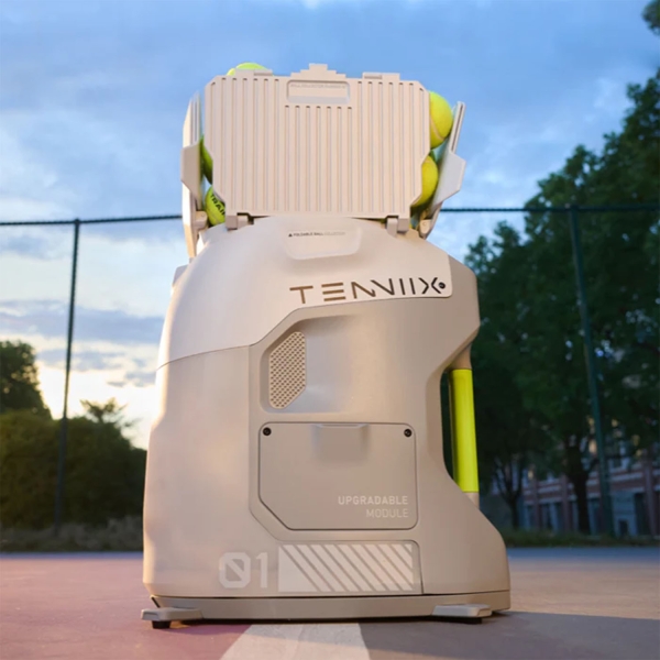 Tenniix Basic Ball Shooter Machine - Mint White