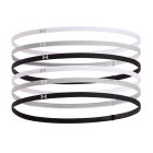 Under Armour Performance x 6 Mini Hairbands - Black/Mod Gray
