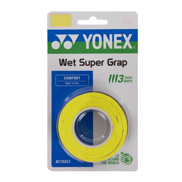 Overgrip Yonex Super Grap Overgrip x 3  Yellow 5027000G