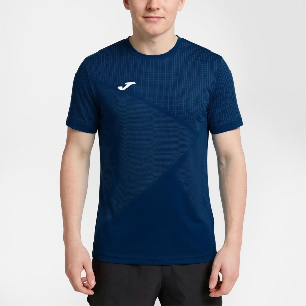 Men's Tennis Shirts Joma Challenge Graphic TShirt  Blue 103984.322