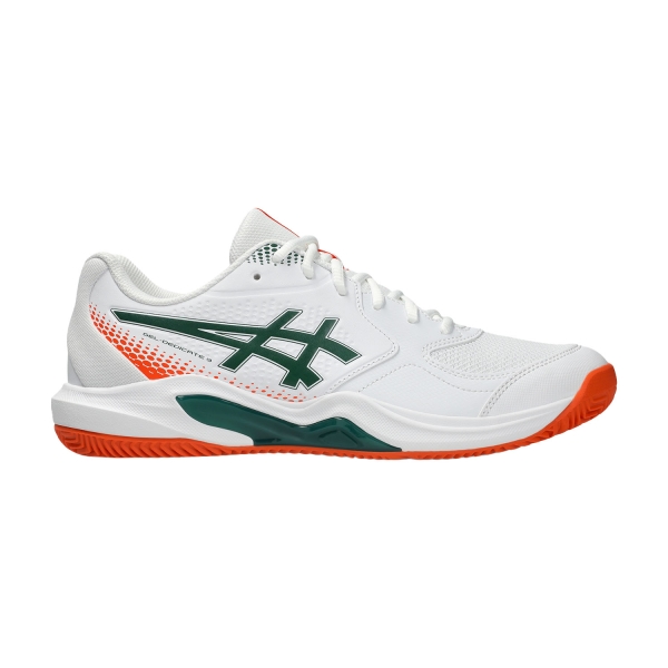 Scarpe Padel ASICS Gel Dedicate 9 Padel  White/Jewel Green 1041A546100