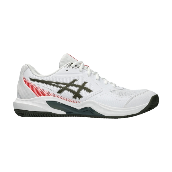 Calzado Tenis Hombre ASICS Gel Dedicate 9 Clay White/Vintage Khaki 1041A547100