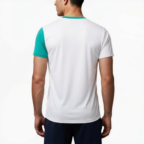 Joma Challenge Deuce T-Shirt - White/Green