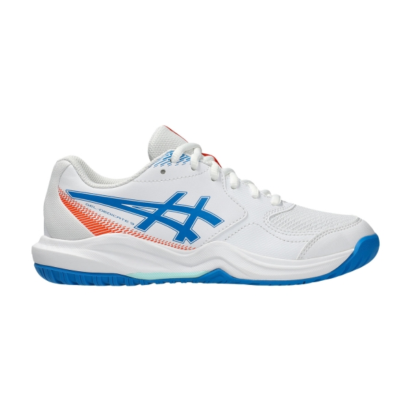 Calzado Tenis Niños ASICS Gel Dedicate 9 GS Ninos White/Directoire Blue 1044A085100