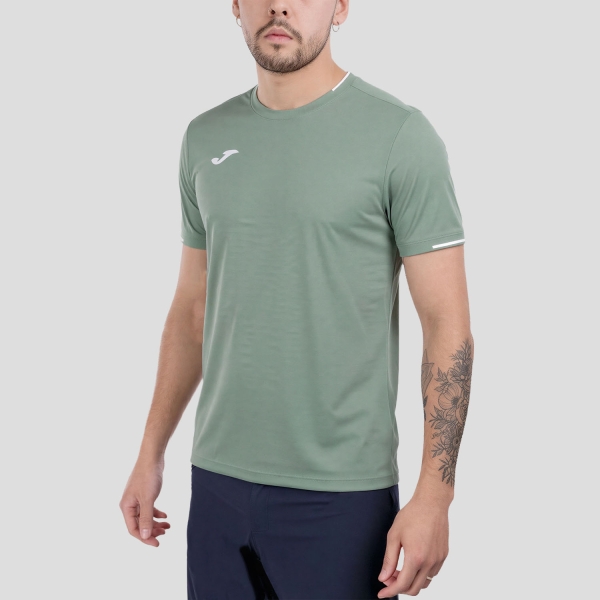 Men's Tennis Shirts Joma Torneo TShirt  Green 104778.480