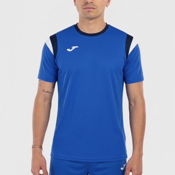 Men's Tennis Shirts Joma Terra TShirt  Royal Blue/Dark Navy 105144.703