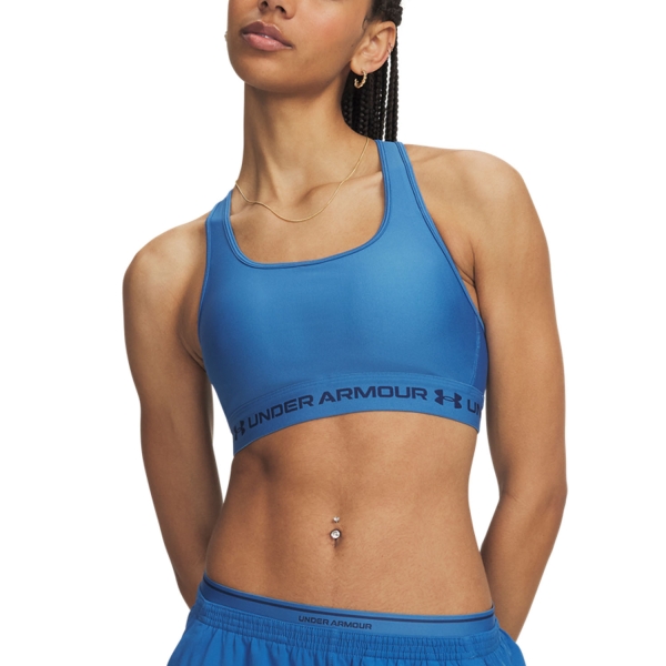 Bra e Intimo Donna Under Armour Crossback Mid Reggiseno Sportivo Aegean Blue/Blackout Navy 13610340430