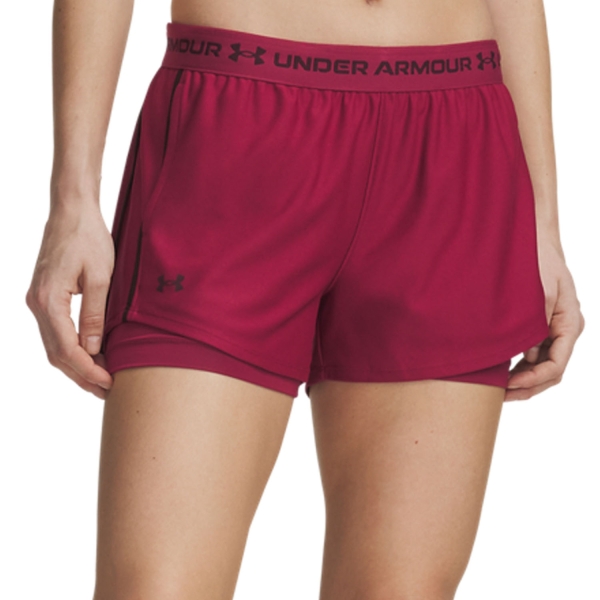 Skirts, Shorts & Skorts Under Armour Tech Play Up 2 in 1 3in Shorts  Claret/Ox Blood 13898950622