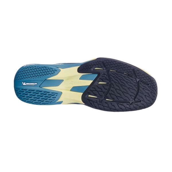 Babolat Jet Mach 4 All Court - Blue/Lime Yellow