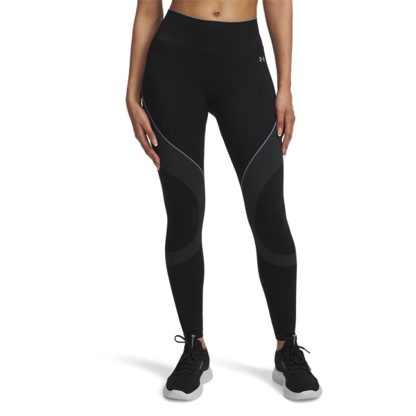Pantalones y Tights de Tenis Mujer Under Armour Vanish Tights  Black/Steel 60006460001