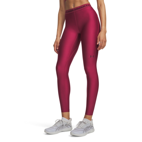 Pantaloni e Tights Tennis Donna Under Armour HeatGear Pro Tights  Claret/Ox Blood 60100020622