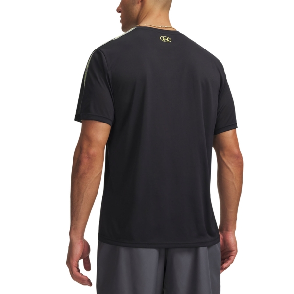 Under Armour Tech Taping Camiseta - Black/Clay Green/Green Citrine