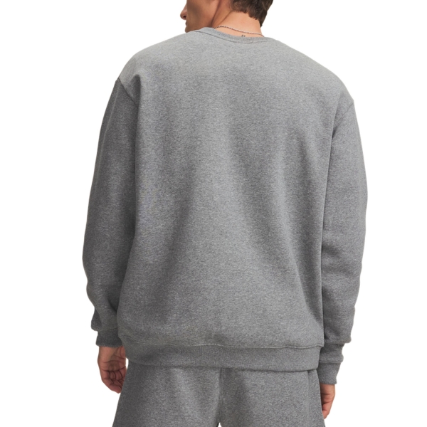 Under Armour Rival Fleece Pro Sudadera - Castlerock Light Heather/White