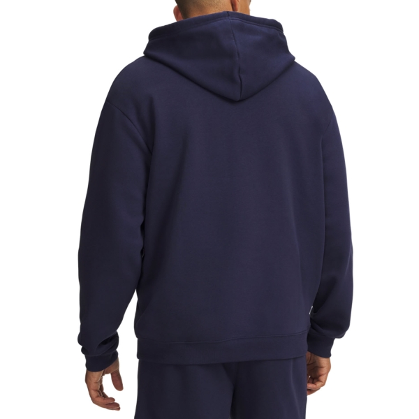 Under Armour Rival FLC Sudadera - Midnight Navy/White