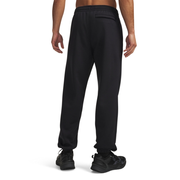 Under Armour Fleece Pantaloni - Black/White