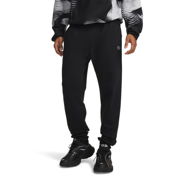Pantalones y Tights Tenis Hombre Under Armour Rival Fleece Pro Pantalones  Ultimate Black/White 60170210008