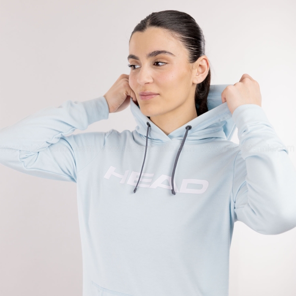 HEAD Club Original Hoodie - Light Blue/Ehite