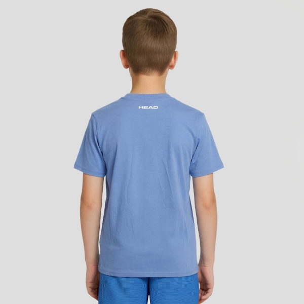 HEAD Rainbow Logo Camiseta Niños - Airforce Blue