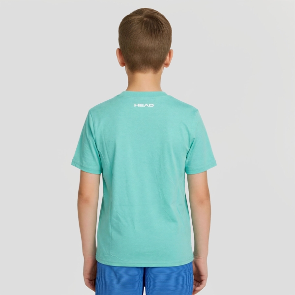 HEAD Rainbow Logo Camiseta Niños - Turquoise