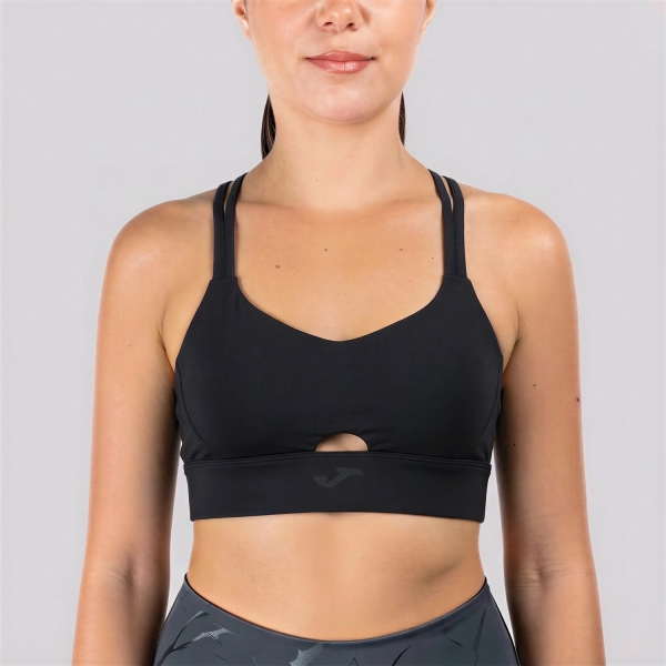 Bra e Intimo Donna Joma Indoor Reggiseno Sportivo  Black 901594.100