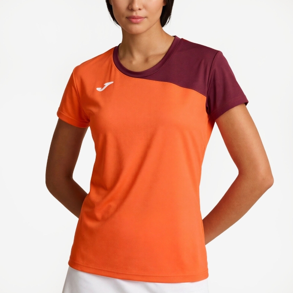 Women`s Tennis T-Shirts and Polos Joma Challenge TShirt  Burgundy 902682.628