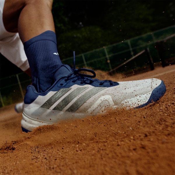 adidas Barricade 14 Clay - FTWR White/Cyber Metallic/Glory Blue