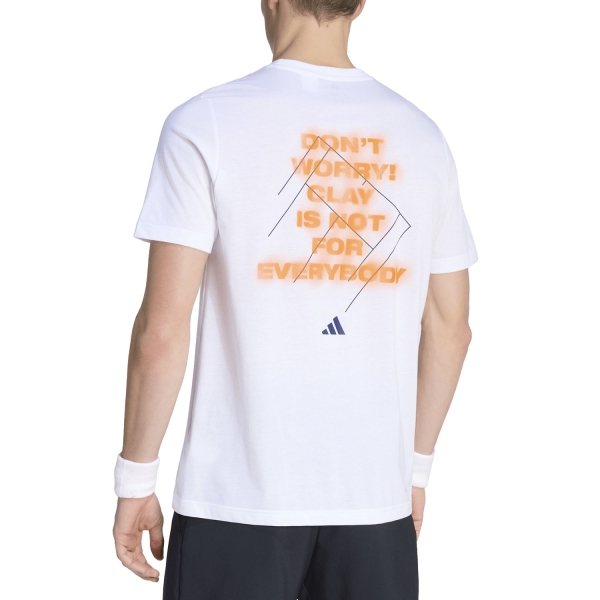 adidas Clay Maglietta - White