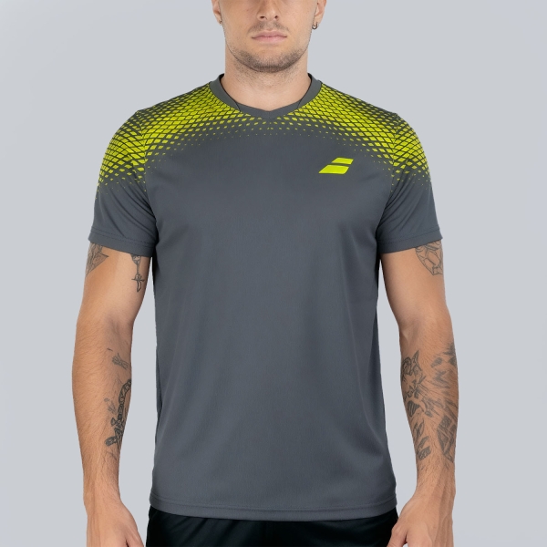  Babolat Aero TShirt  Grey/Aero 2MS26011W3027