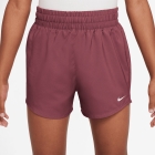 Nike Dri-FIT One 3in Shorts Niña - Pink Smoke/White