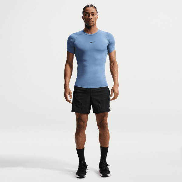 Nike Pro Maglietta - Indigo Storm/Black