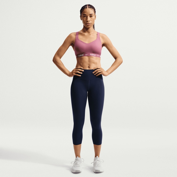 Nike Indy Swoosh Sports Bra - Pink Smoke