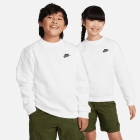 Nike Sportswear Club Felpa Bambini - White/Black