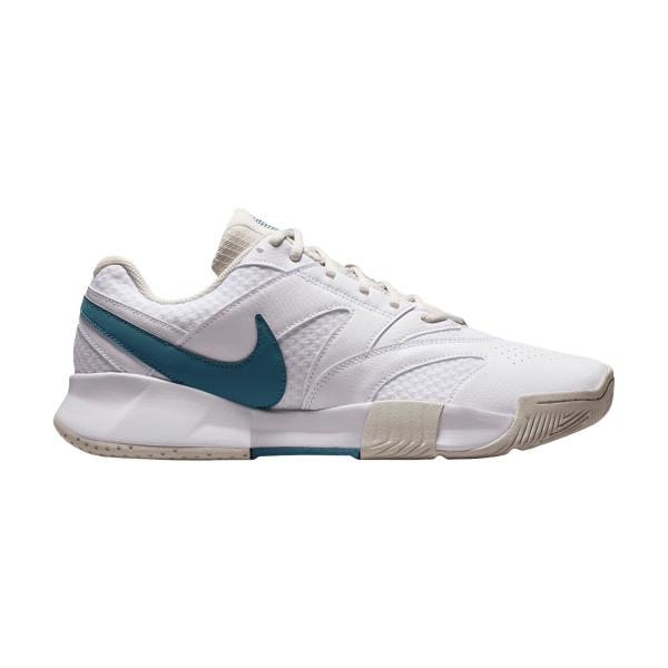 Men`s Tennis Shoes Nike Court Lite 4 HC White/Smokey Blue/Light Bone/New Slate FD6574112