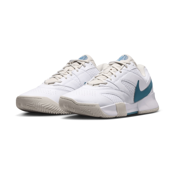 Nike Court Lite 4 HC - White/Smokey Blue/Light Bone/New Slate