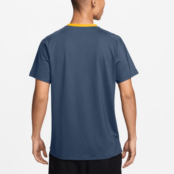 Nike Court Advantage Dri-FIT T-Shirt - New Slate/Laser Orange/White